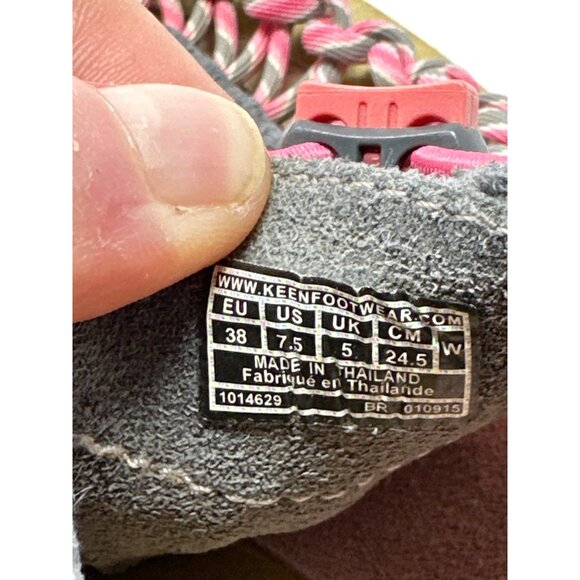 Keen Womens Uneek Sandals Pink & Gray Braided Slip On Sandals Size 7.5 - Picture 10 of 12